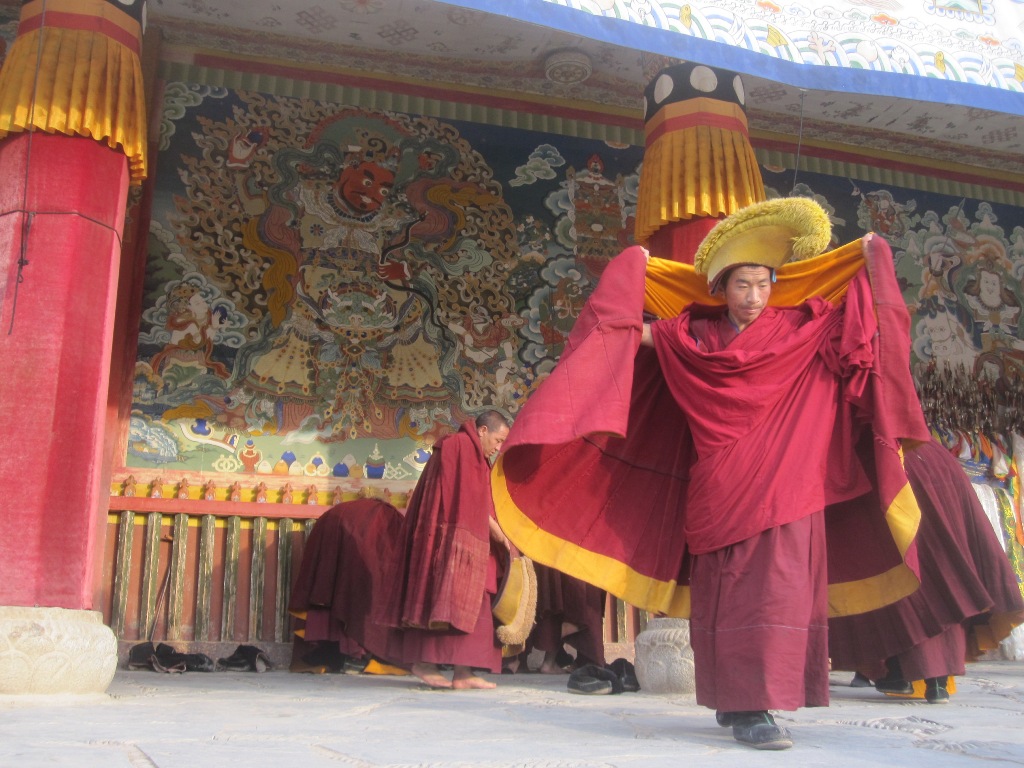 Yellow hat sect monks - Labrang Monastery