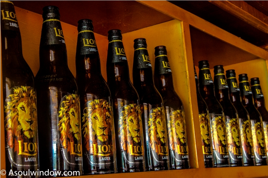 Lion beer. India Sri Lanka Vegan Food