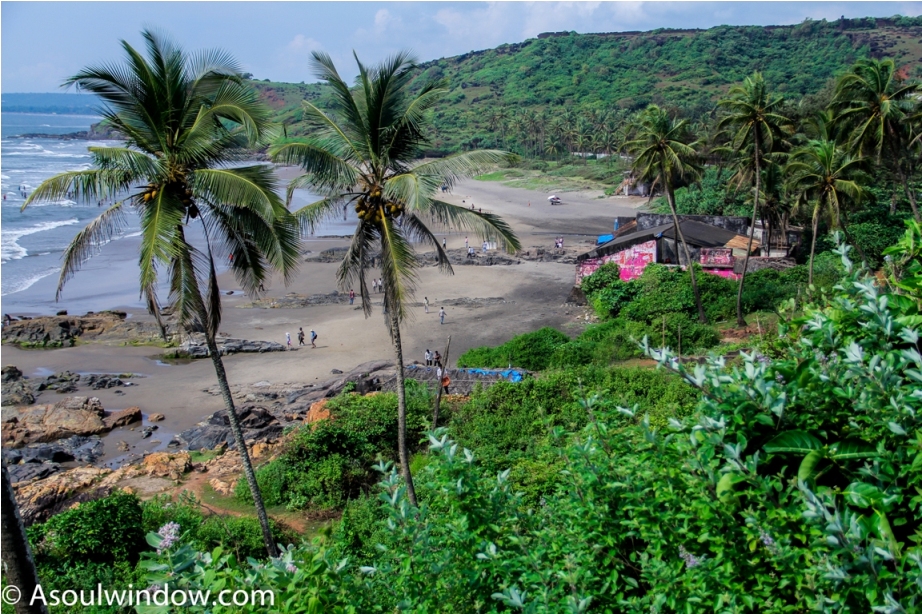 Anjuna beach Baga Calangute Goa India