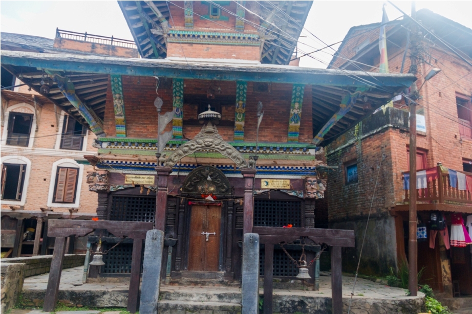 Hindu Temple. Heritage area of Offbeat Bandipur, Nepal