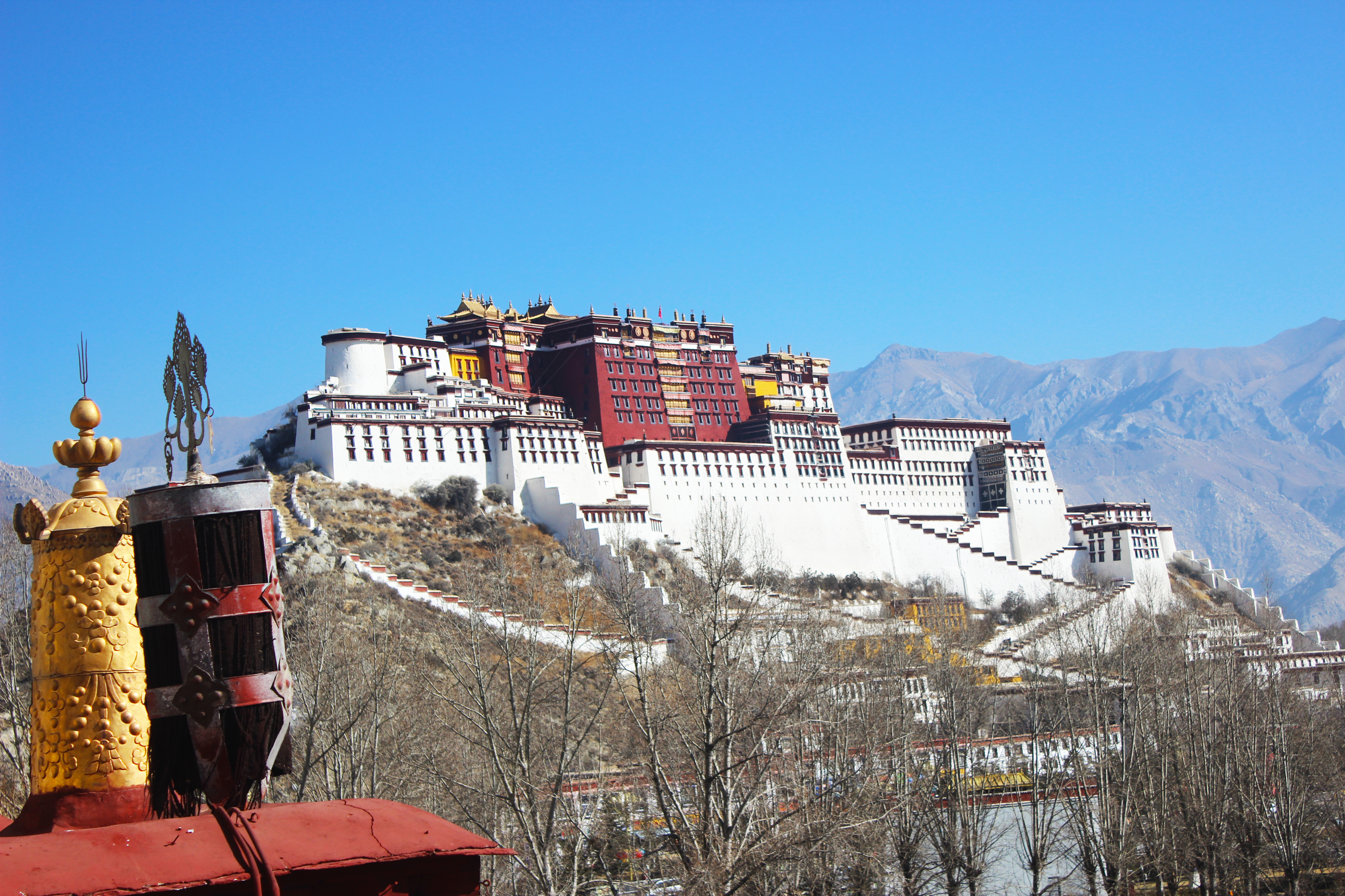 Potala Palace in Lhasa Mount Kailasha Mansarovara Trek Tibet