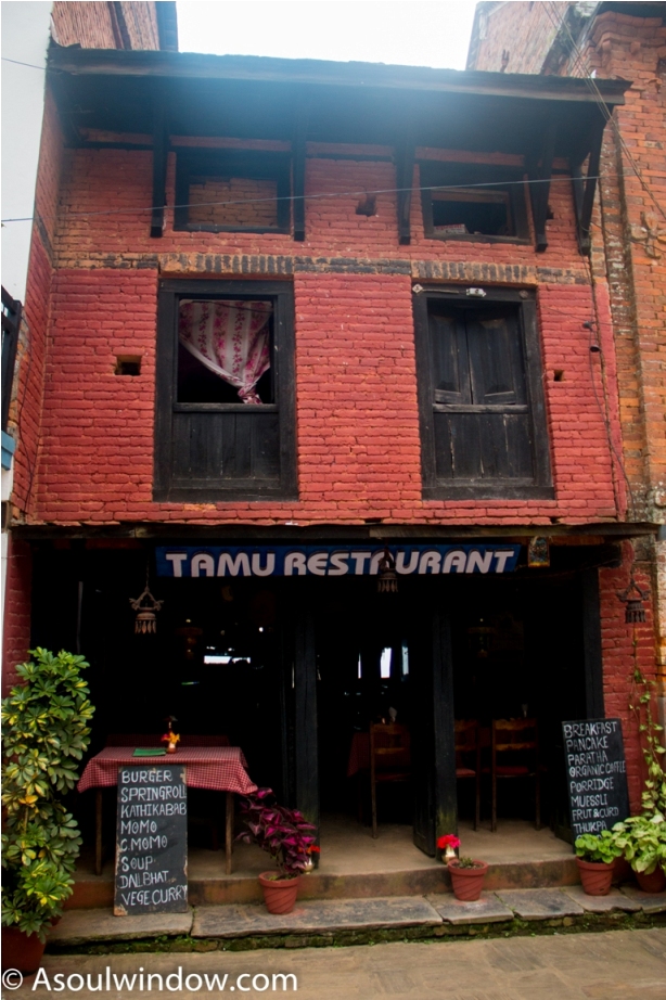 Tamu Restaurant. Heritage area of Offbeat Bandipur, Nepal