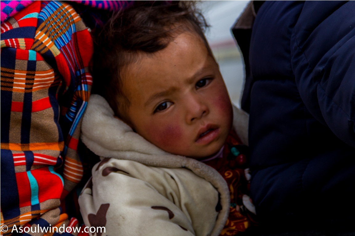 Child Taklakot Purang Burang China Tibet