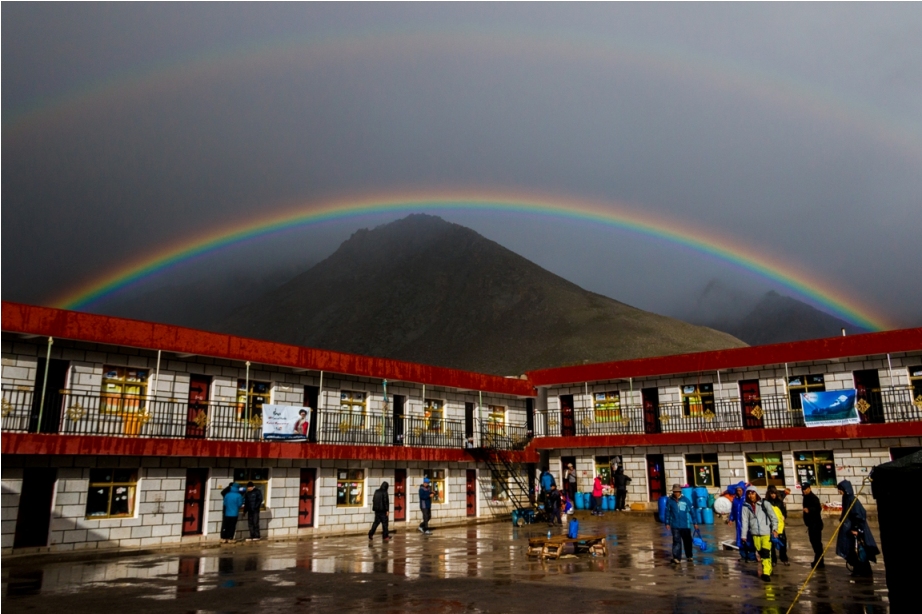 Rainbow Deraphuk Kailasha Mansarovar Parikrama China Tibet
