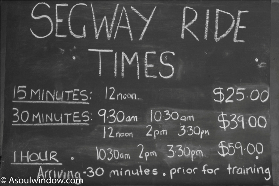 Segway rate list Lake Burley Griffin Canberra Australia