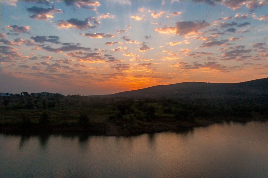 Justa Lake Nahargarh Palace, Chittorgarh Rajasthan India sunrise