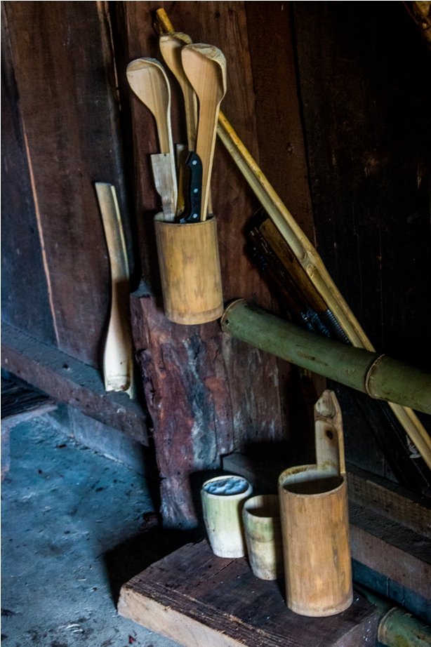 Angami Morung bamboo mugs Hornbill festival Nagaland India