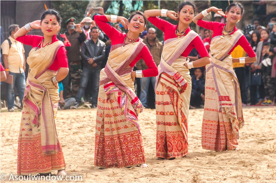 Hornbill festival Nagaland India Bihu Dance from Assam