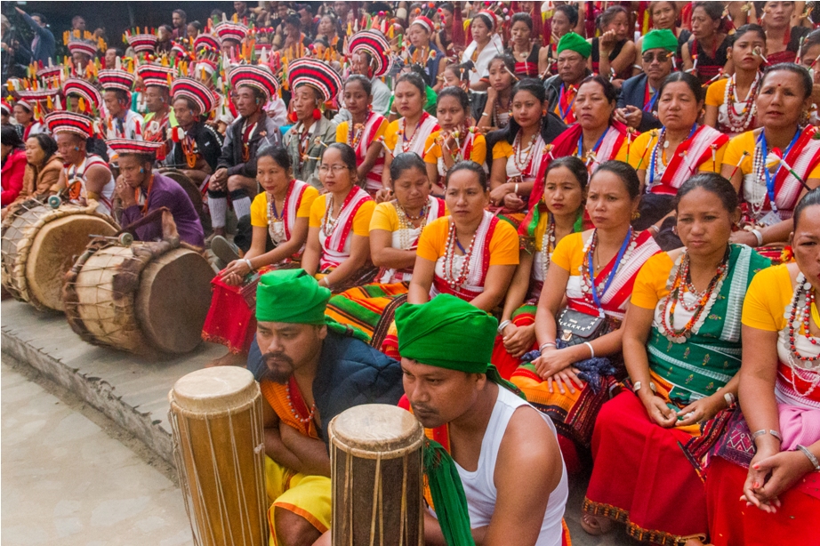 Hornbill festival Nagaland India audience (2)