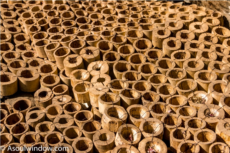 Hornbill festival Nagaland India bamboo door mat