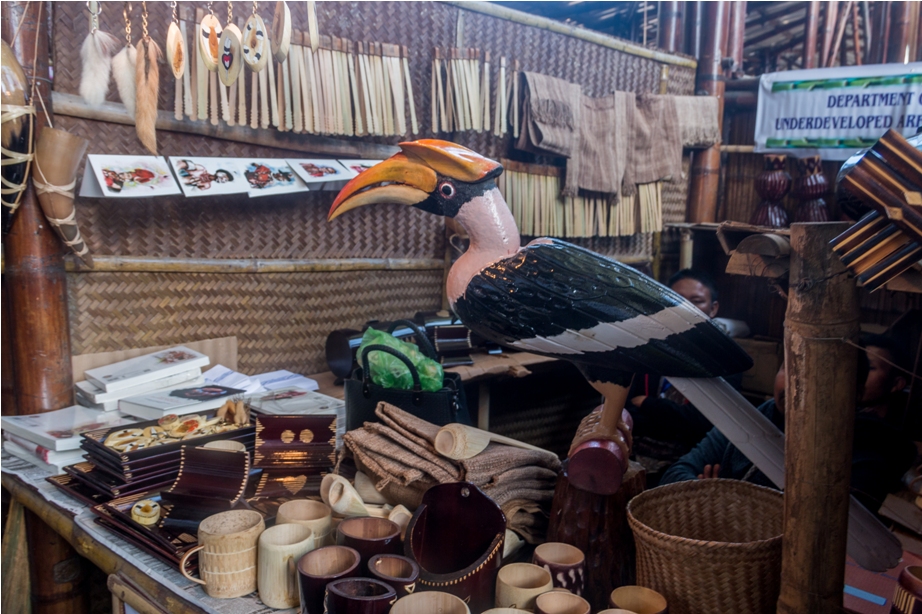 Hornbill festival Nagaland India shopping area