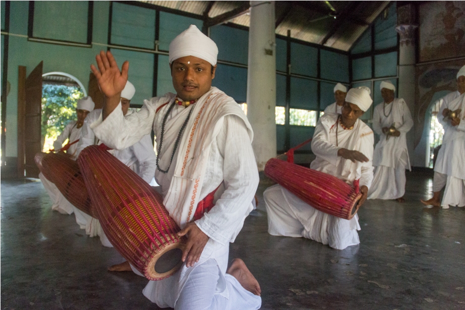 Kamalabari Satra Sattriya Dance Majuli River Island Assam India