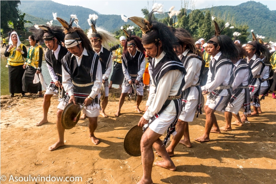 Naga Warrior Dance Basar Confluence Bas Con Arunachal Pradesh India