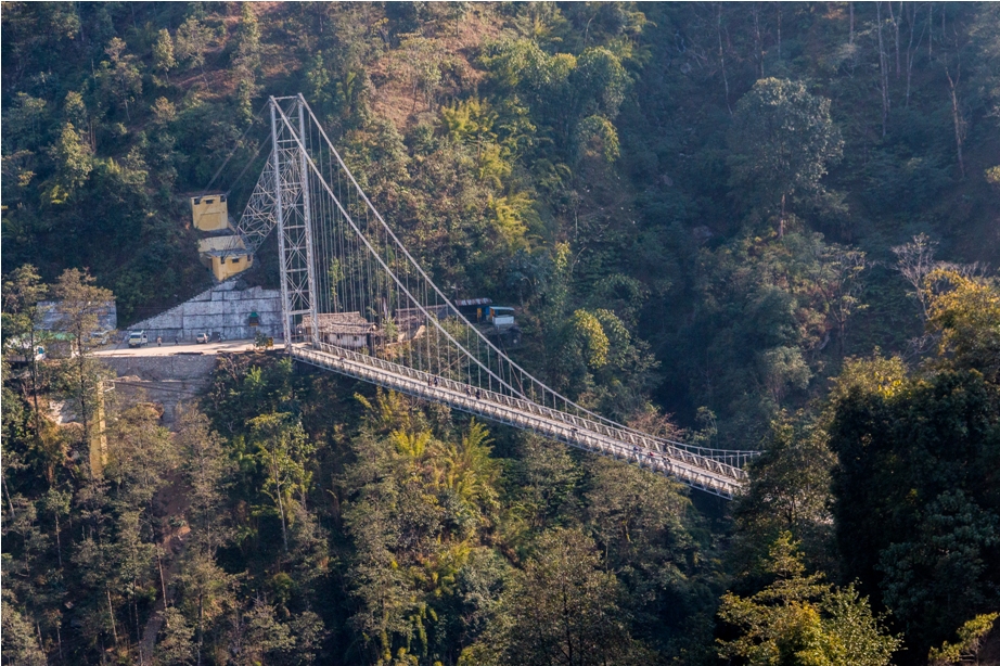 Uttaray Singshore suspension bridge Sikkim North East India (9)