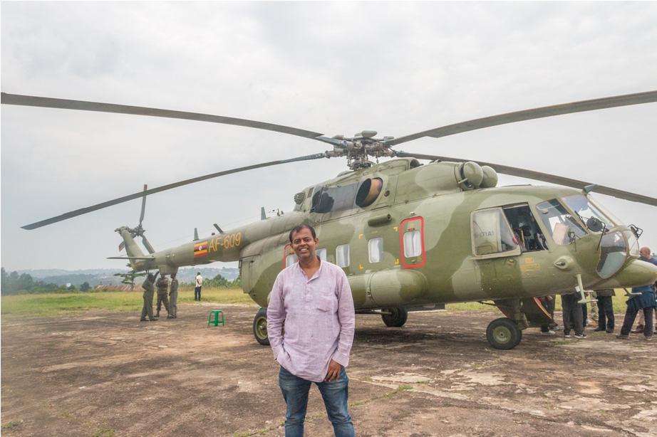 MI 17 Rusian helicopter Bahubali Uganda Africa