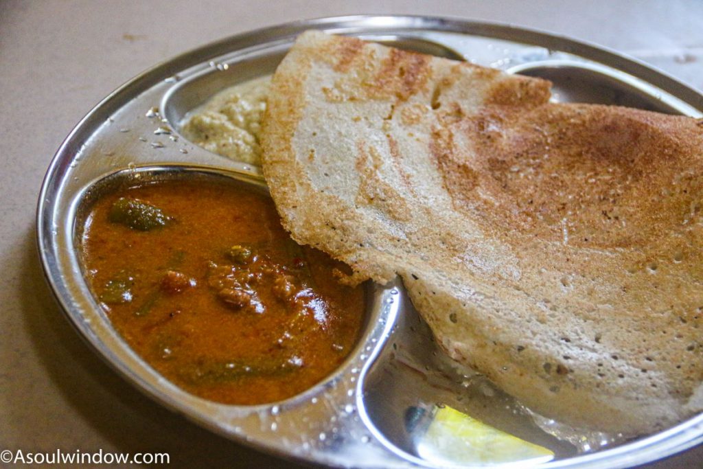 Masala Dosa. vegan and vegetarian food in india