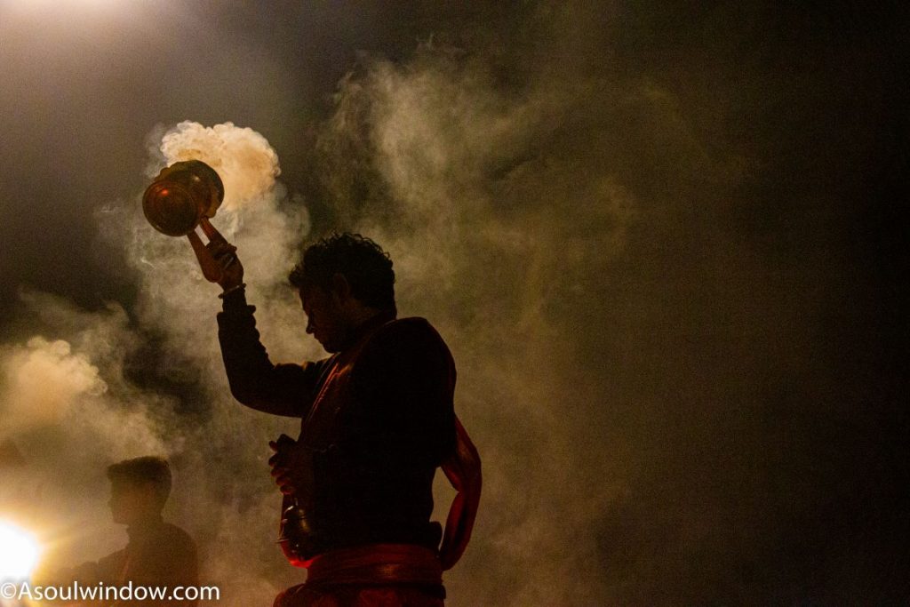 Evening Aarti in Dashashwamedh Ghat of Varanasi