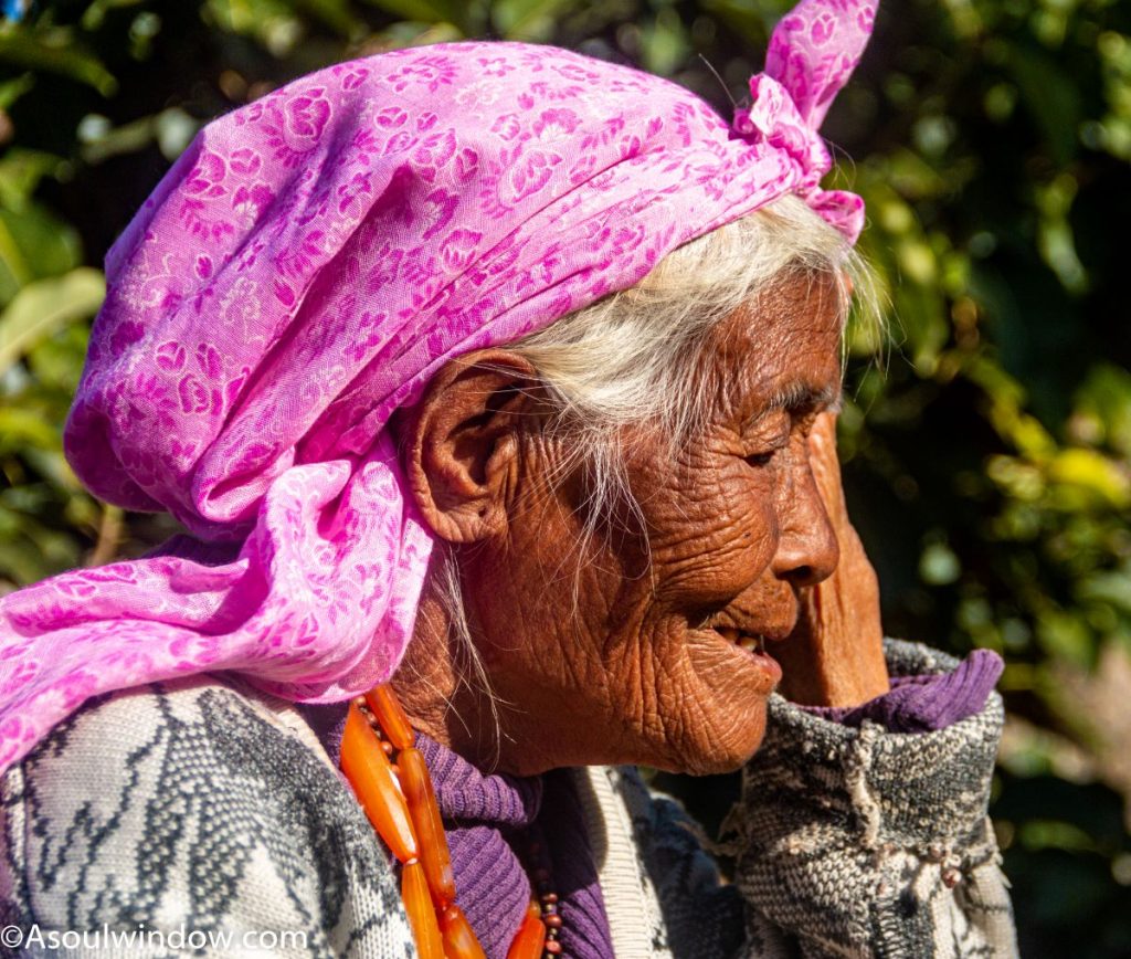 Naga Woman Khonoma village  Nagaland