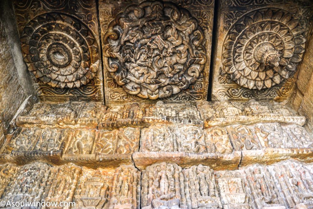 carved ceilings of Shri Ratneshwar Temple, Champawat, Uttarakhand