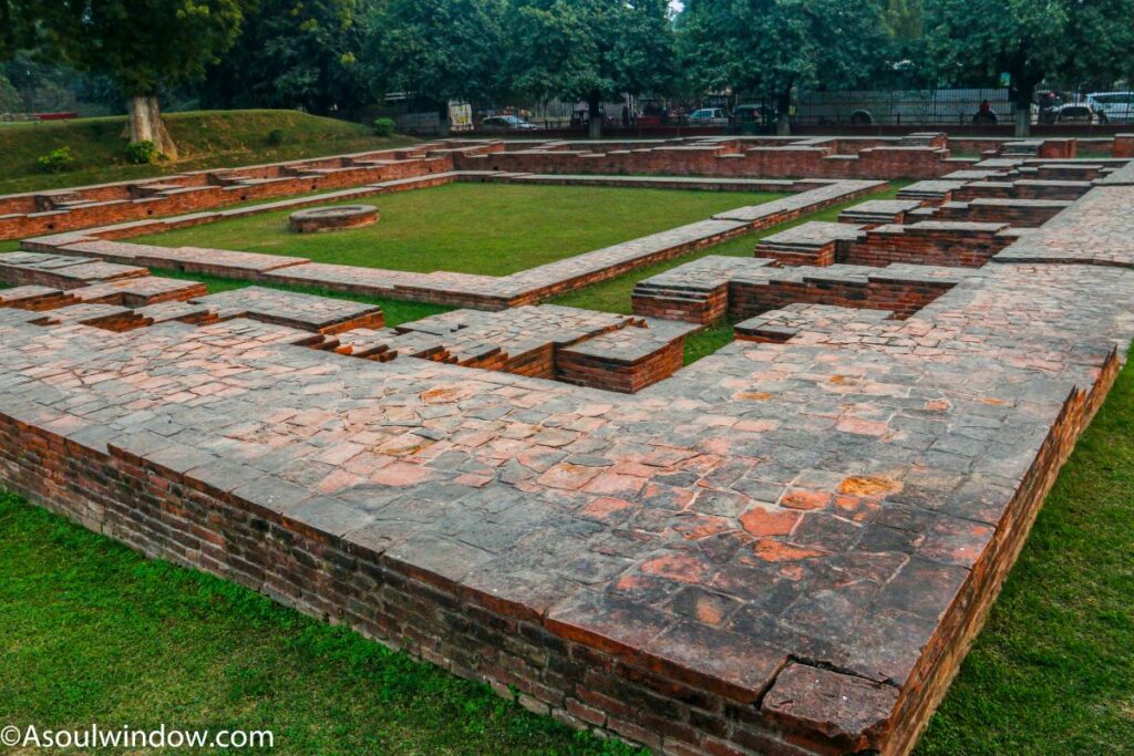 Ruins of the monastic complex of Sarnath, Varanasi