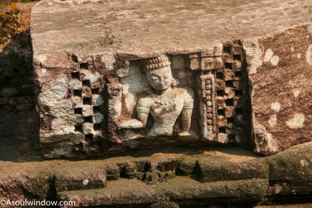 carving details Ratnagiri Monastery Buddhist Jajpur Odisha