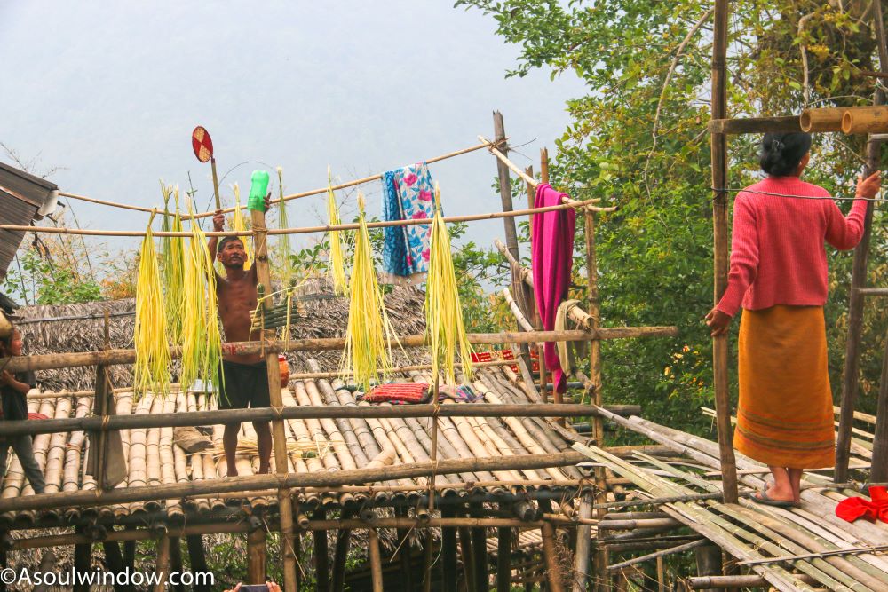 Ollo Nocte people of Lazu preparing for Woraang festival near India Myanmar Border. Arunachal Pradesh