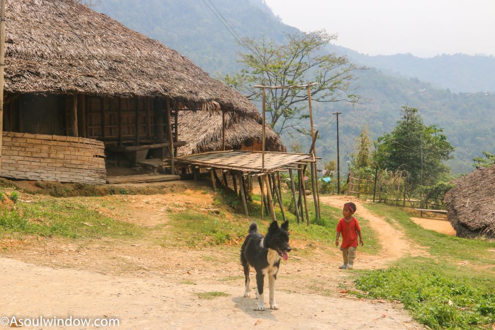 Nyinu Village is populated by Wancho tribe. Arunachal Pradesh