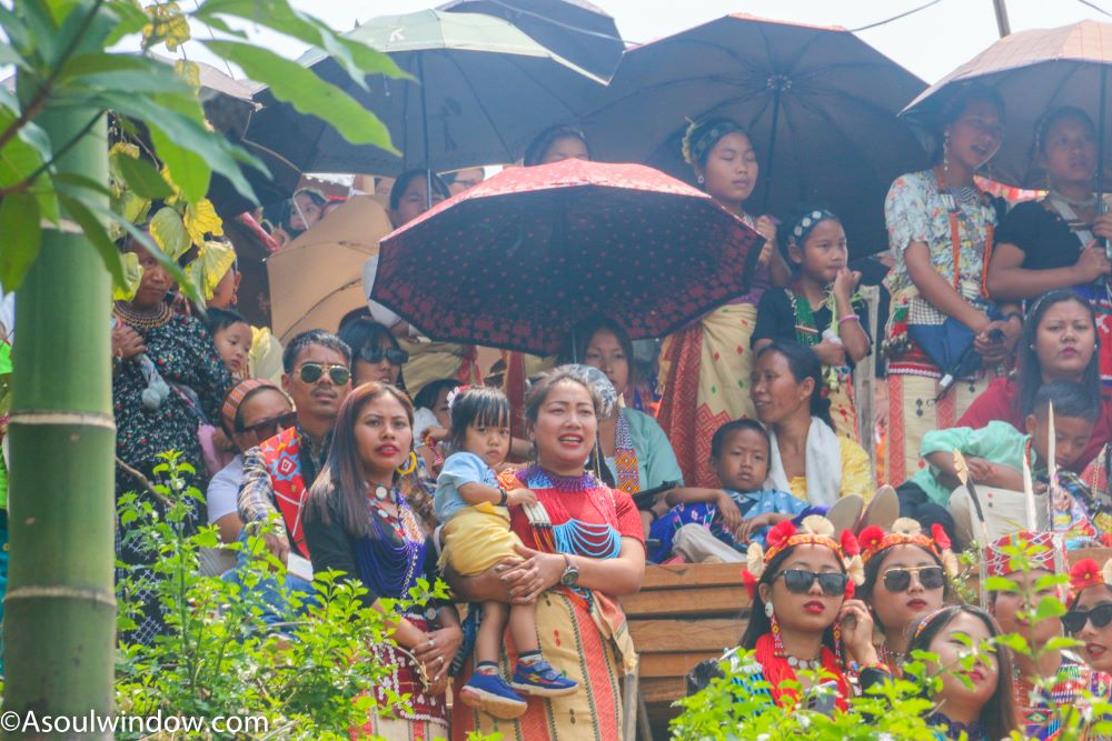 Audience at Oriah Festical in Chasa village, Arunachal Pradesh