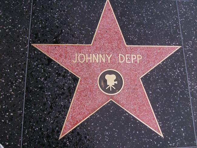 Johnny Depp Star Hollywood Walk of Fame California United States of America