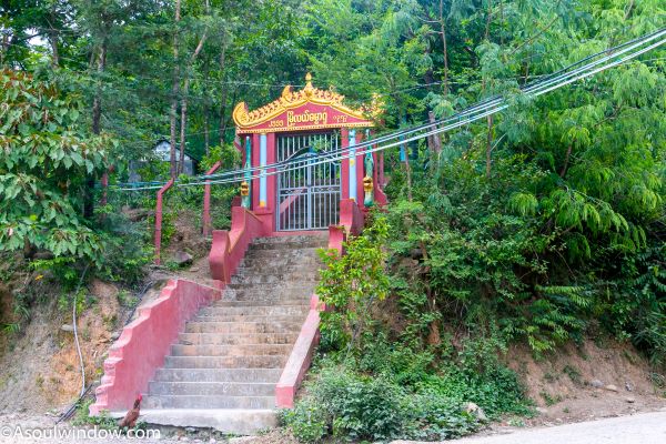 Buddhist Pagoda Rikhawdar Village  Zokhawthar village  Rih Dil Lake Myanmar Mizoram