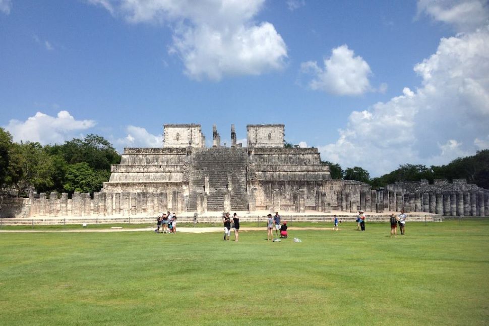 The Temple of the Warriors Chichen Itza Mexico