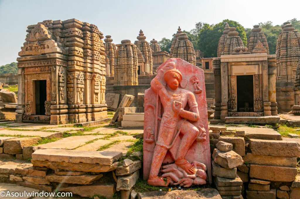Hanuman ji statue Bateshwar Temple Morena Gwalior Madhya Pradesh