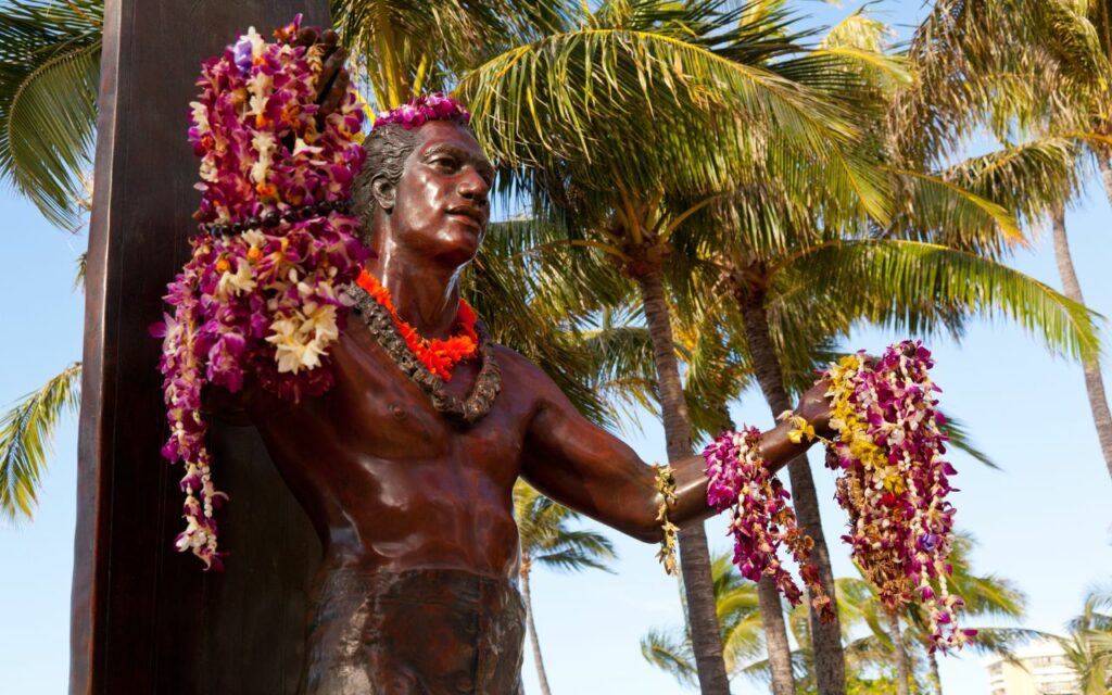 Duke Kahanamoku Statue Oahu Hawaii United States of America
