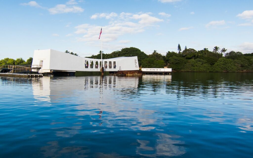 Pearl Harbor Memorial Monument Oahu Hawaii United States of America