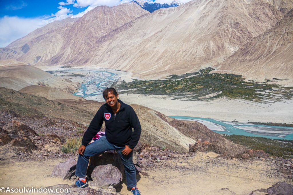 Nubra Valley to Pangong Lake via Shyok river Agham Shyok Road Ladakh